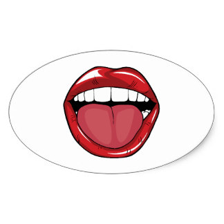 324x324 Smiling Mouth Stickers Zazzle