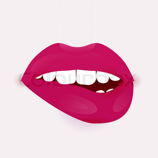 320x320 Smiling Lips Stock Vector Colourbox