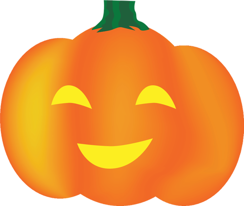 500x422 Orange Smiling Pumpkin Vector Clip Art Public Domain Vectors