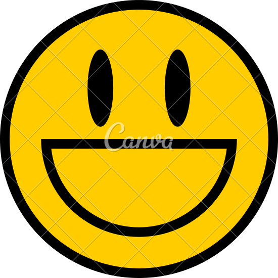 550x550 Smiley Icon Smiling Face Flat Style