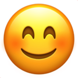 256x256 Smiling Face With Smiling Eyes Emoji U 1f60a