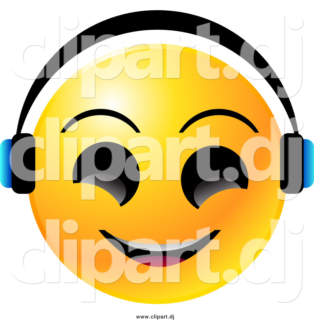 1024x1044 Vector Clipart Of A Yellow Emoticon Face Smiling And Wearing
