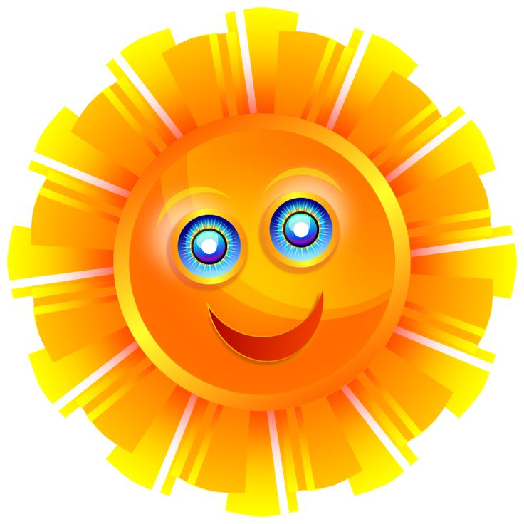 Smiling Sun Clipart