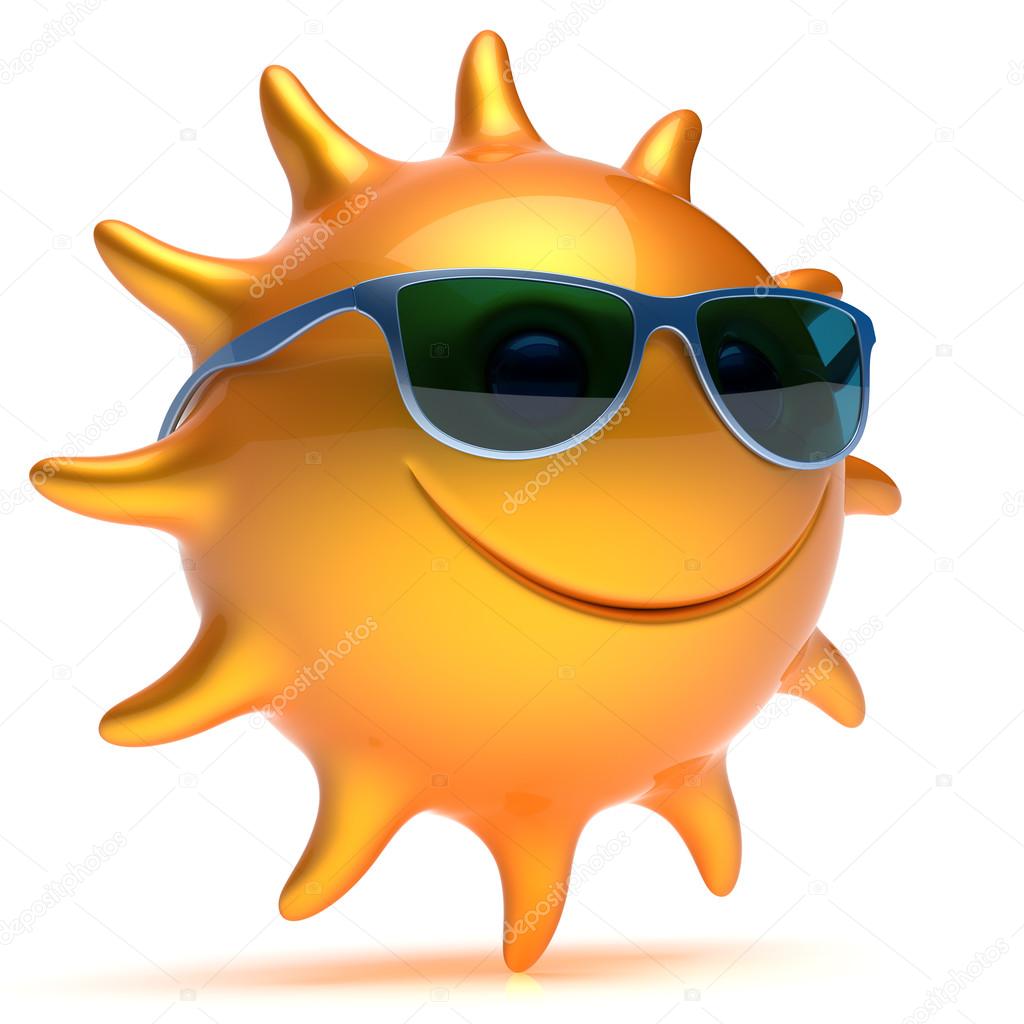 1024x1024 Smile Sunglasses Sun Yellow Orange Cheerful Star Face Smiley