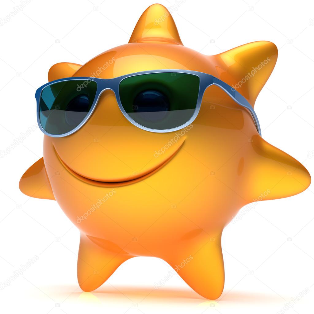 1024x1024 Smiley Sun Star Face Sunglasses Cheerful Summer Smile Cartoon