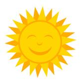 163x170 Smiling Sun Clip Art