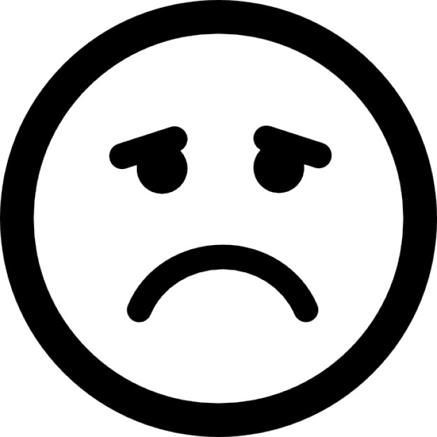 626x626 Sad Emoticon Square Face Icons Free Download