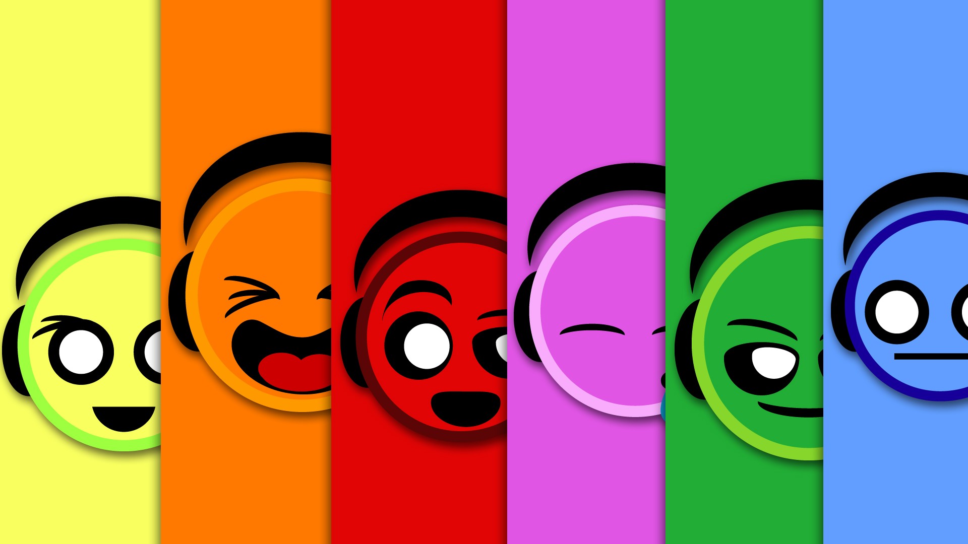 1920x1080 Smiley Face Icons
