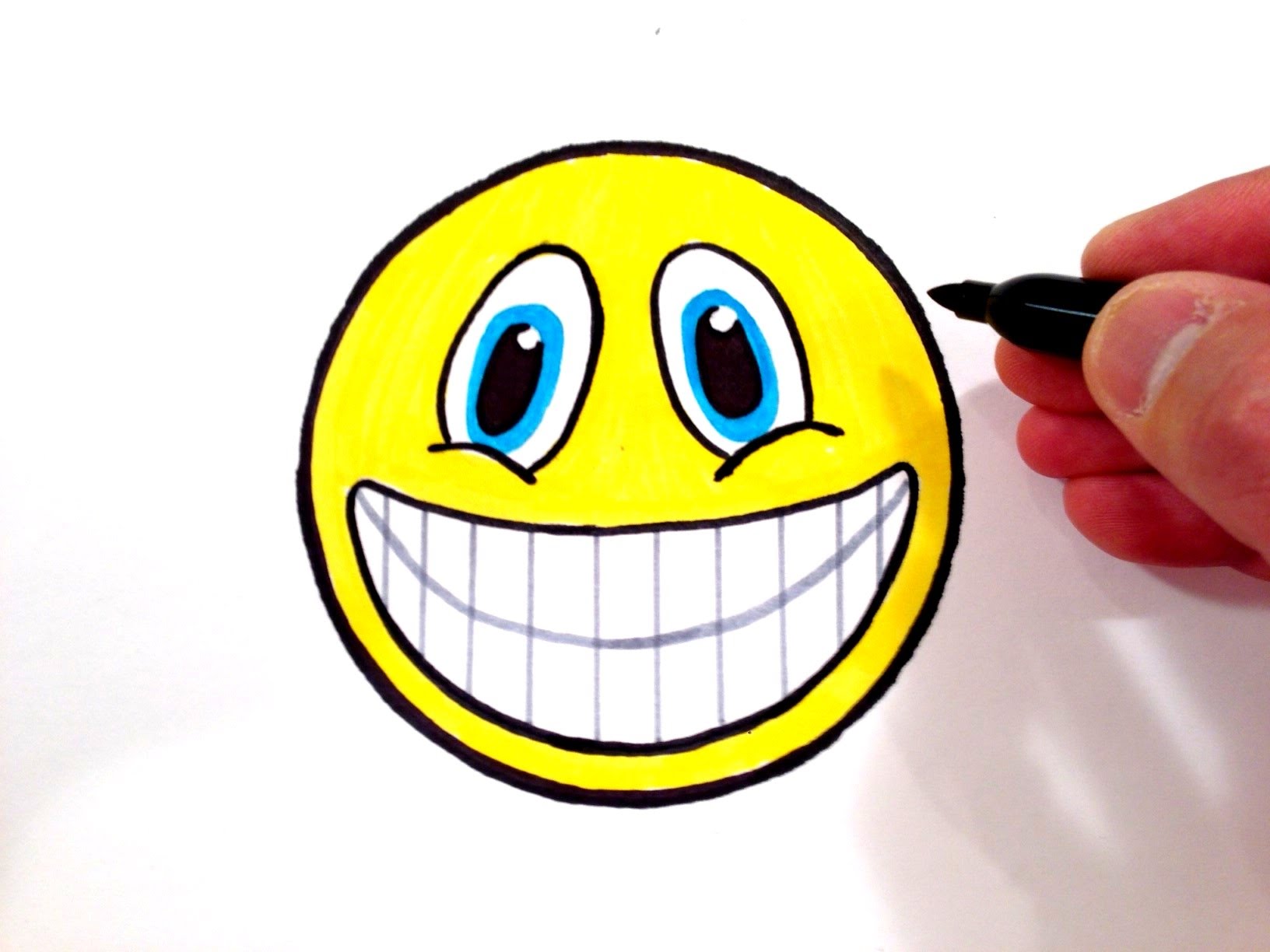 1632x1224 How To Draw A Smiley Face With Teeth