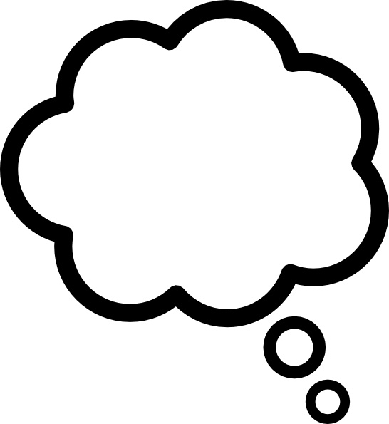 546x595 Thought Cloud Clip Art Free Vector In Open Office Drawing Svg