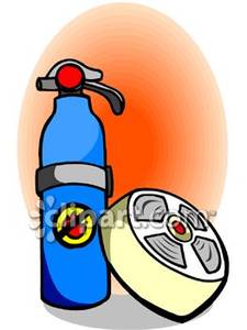 225x300 Extinguisher And A Smoke Detector