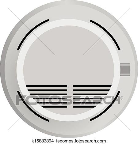 450x470 Clipart Of Smoke Detector K15883894