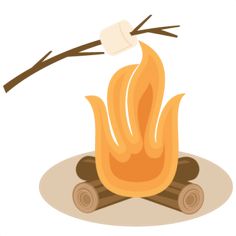 236x236 Bonfire Clipart Roasting Marshmallow
