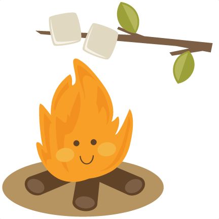 432x432 Campfire Smores Clipart Collection