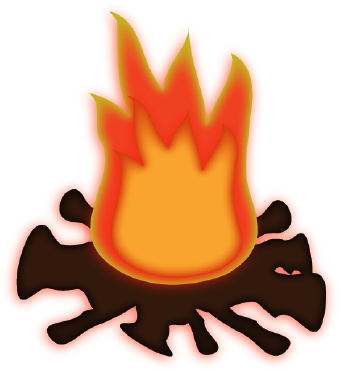 340x372 Clip Art Fire Clipart Image 2
