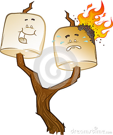 379x450 Marshmellow Clipart Roasting Marshmallow