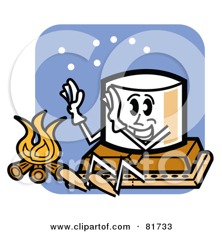 450x470 Christmas Marshmallow Roasting Time Clipart Cliparthut