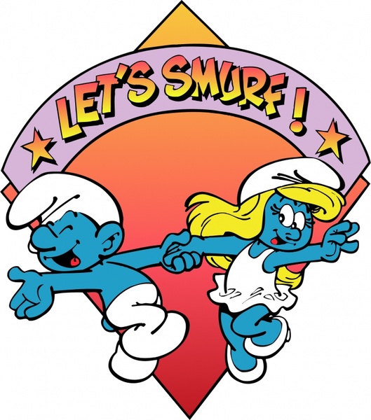 529x600 Lets Smurf Free Vector In Encapsulated Postscript Eps ( Eps