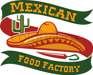 320x257 Mexican Spicy And Hot Traditional Food Icon. Badge For Mexican