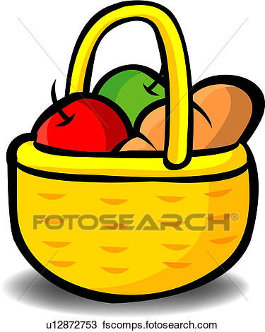 375x470 Clipart Of Bread, Food, Dessert, Snack, Cuisine, Bakery, Basket