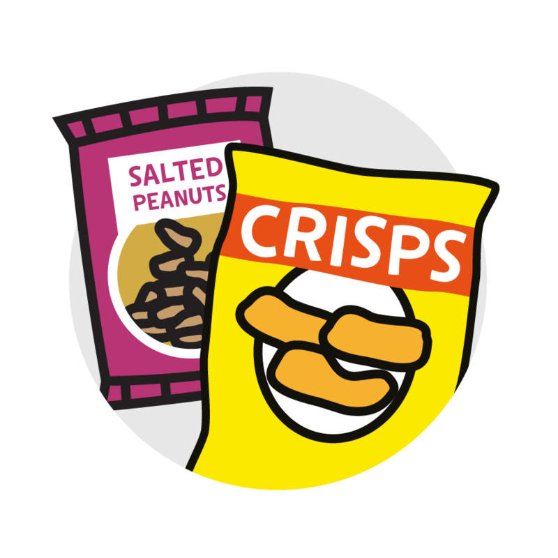 800x800 Snack Clipart Lot Food