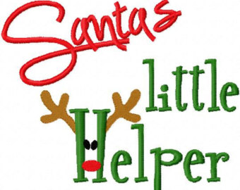 340x270 Santa's Little Helper Clipart