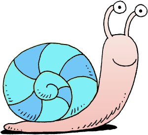 300x273 Cute Snail Clip Art Free Clipart Images 3