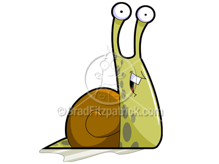 432x324 Cartoon Snail Clipart Character Royalty Free Snail Picture