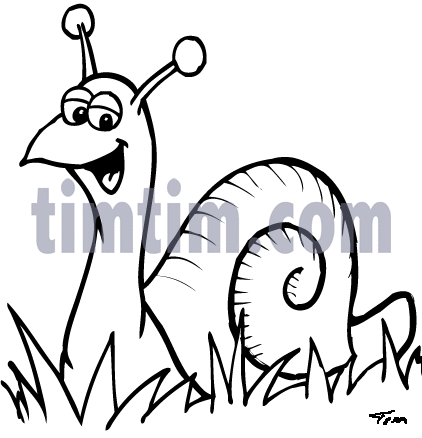 422x438 Free Drawing Of A Snail Bw2 From The Category Birds Amp Insects