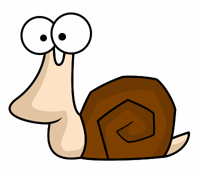 400x350 Drawing A Cartoon Snail