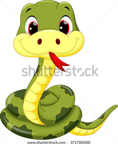 380x470 Young Snake Clipart