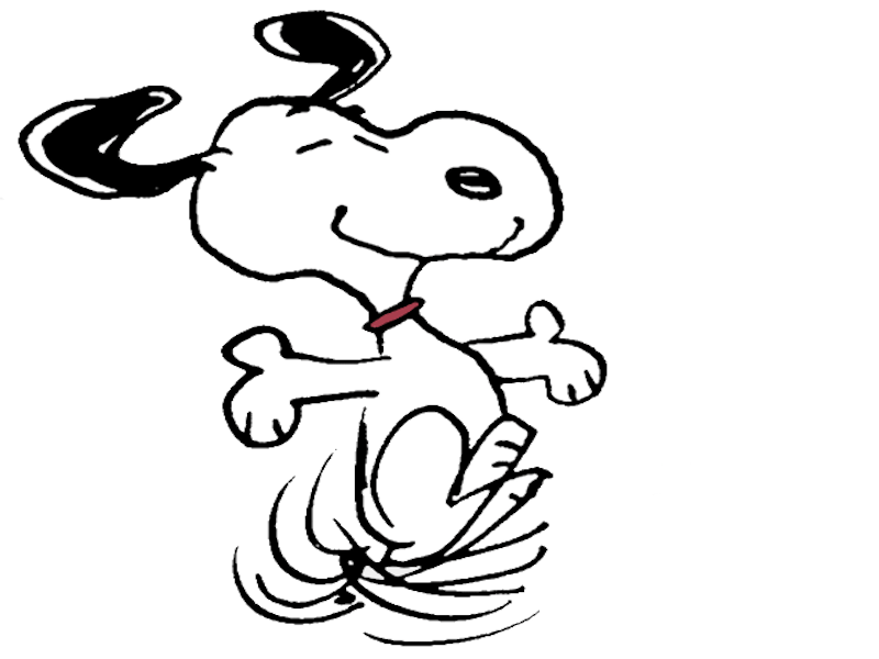 800x600 Snoopy Dancing Clip Art
