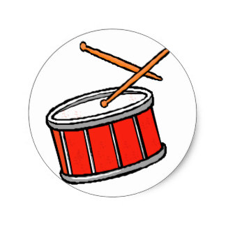 324x324 Snare Drum Stickers Zazzle