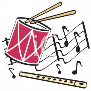 300x300 Snare Drum And A Flute