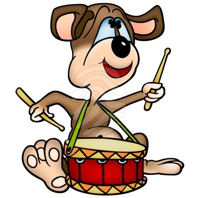 400x400 Snare Drum Dog Drum Clipart