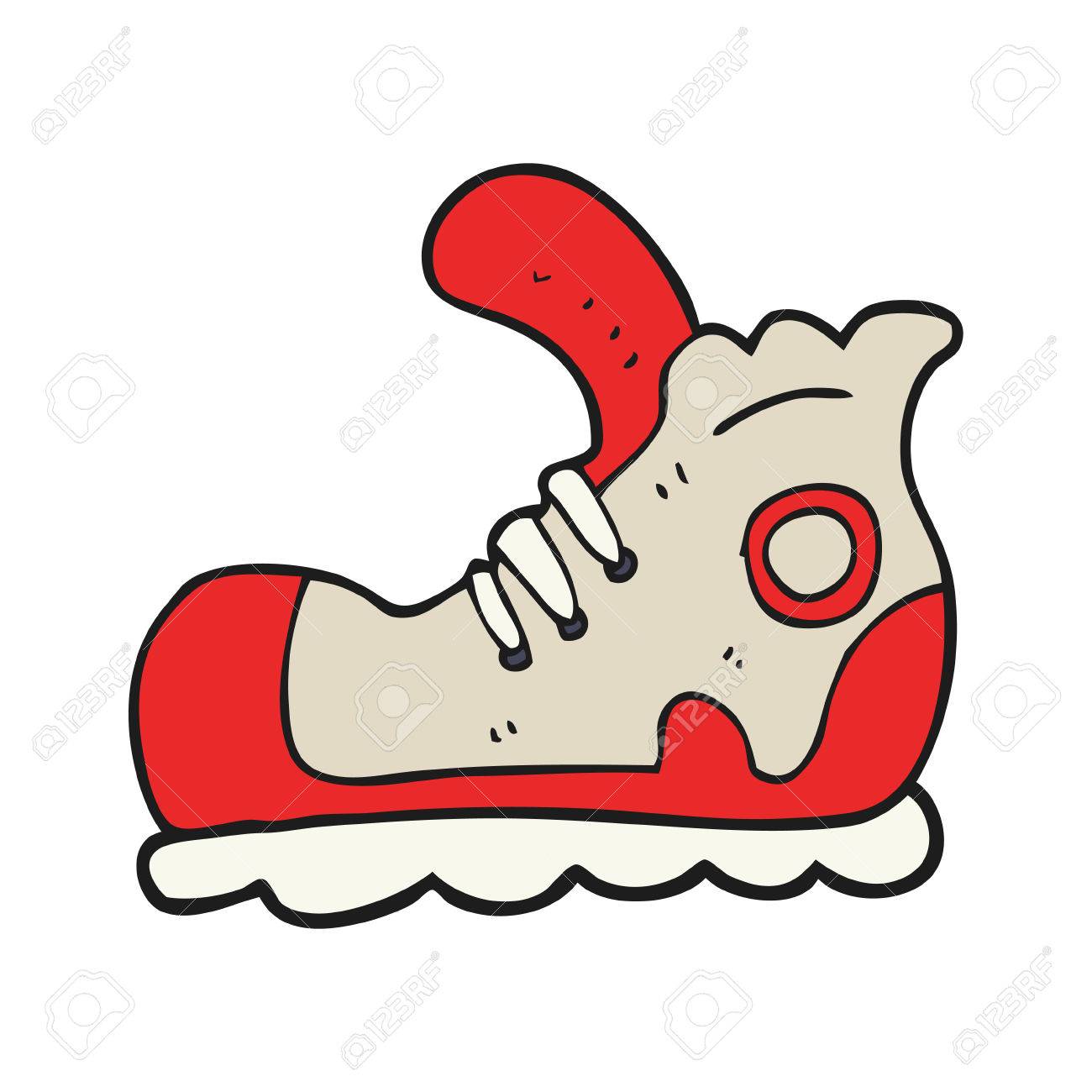 1300x1300 Freehand Drawn Cartoon Sneaker Royalty Free Cliparts, Vectors,