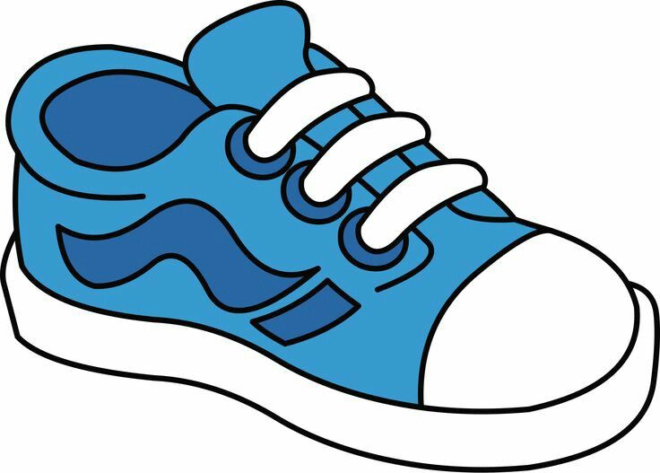 736x527 Sneakers Clipart Blue Shoe
