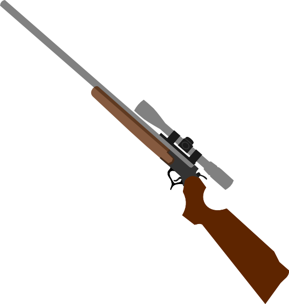 564x593 Sniper Clip Art