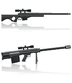 147x170 Sniper Rifle Clip Art