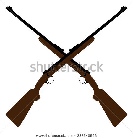450x470 Sniper Clipart Two Gun