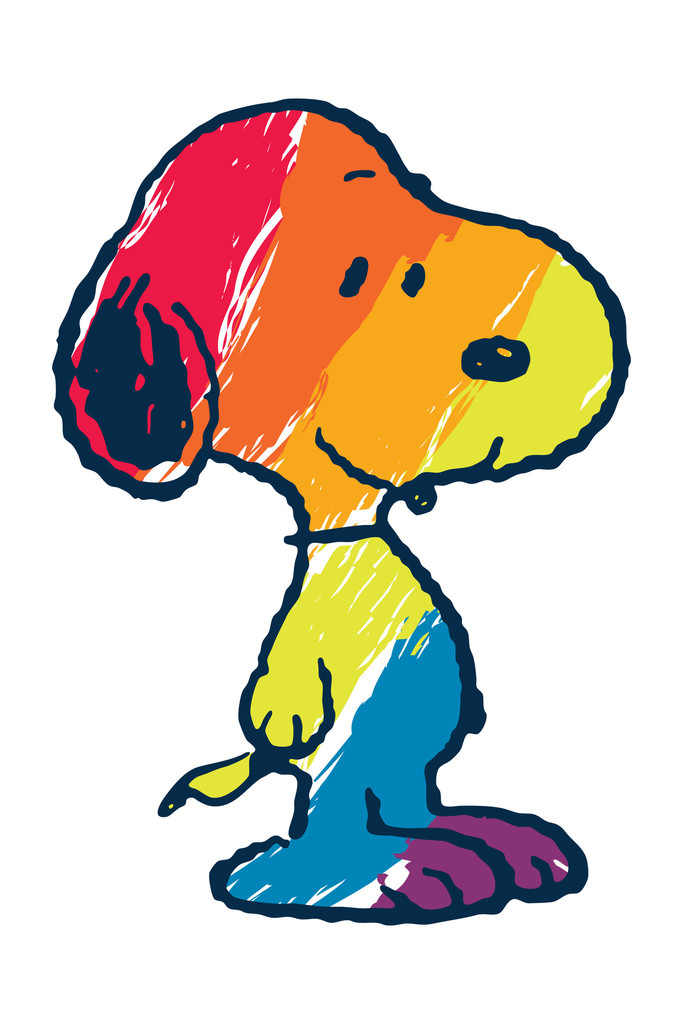 683x1024 Snoopy Rainbow Snoopy, Rainbows And Charlie Brown