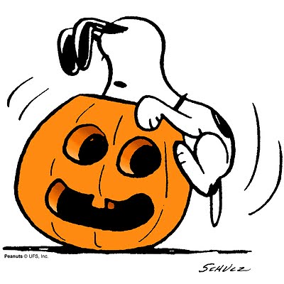 400x400 Snoopy Pumpkin Clipart