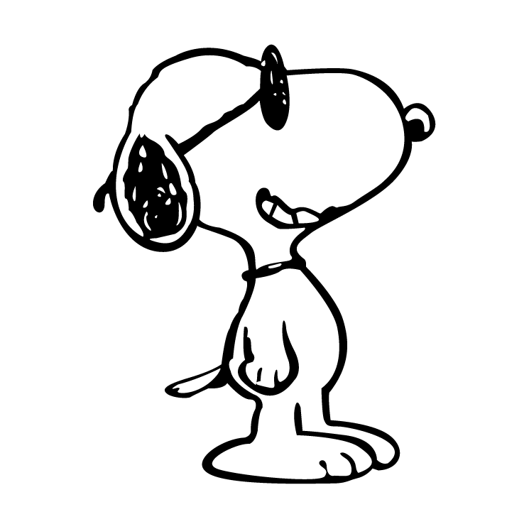 745x745 Snoopy Free Vector 4vector