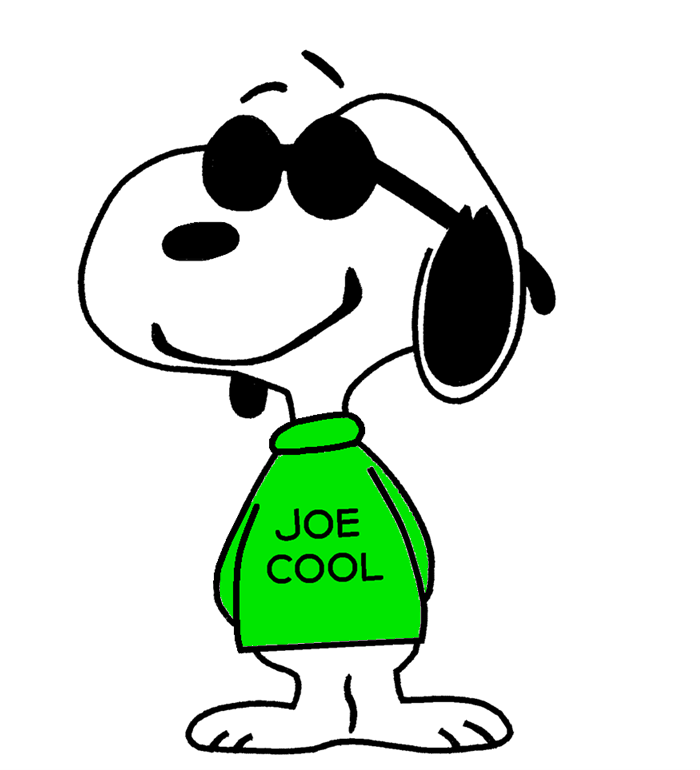700x770 Joe Cool Being Cool Charlie Brown Christmas Snoopy