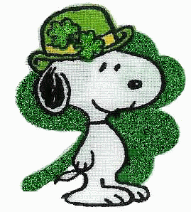 269x298 St Patrick's Day Snoopy Clip Art