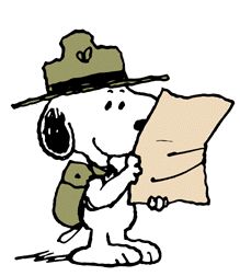 219x252 Snoopy Camping Cartoon Clipart