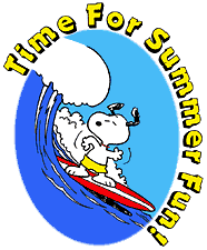 186x225 Snoopy Summer Clipart