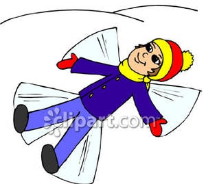 300x269 Snow Angel Clipart