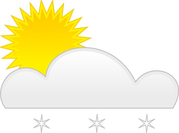 600x447 Sun Snow Clip Art Free Vector In Open Office Drawing Svg ( Svg