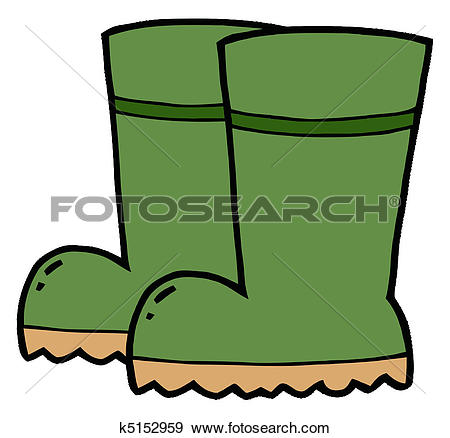 450x438 Wellington Boots Clipart